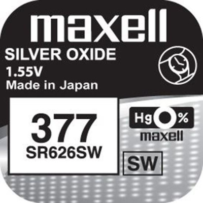 Maxell V377 AG4 Uhrenbatterie